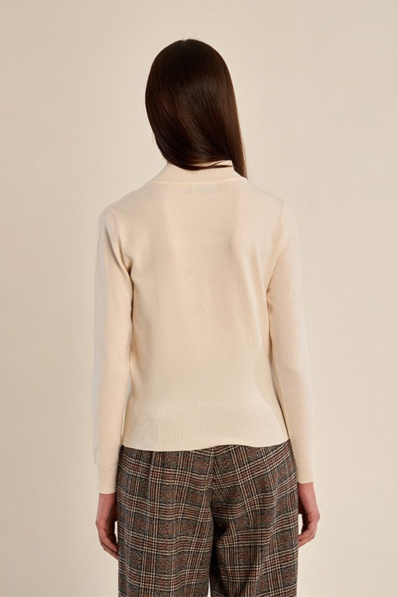 Jersey de mujer crudo de Molly Bracken, vista trasera